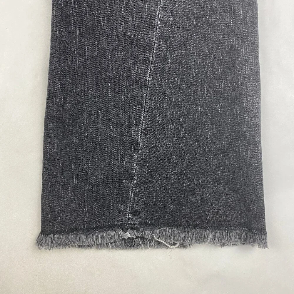 Pilcro Anthropologie High-Rise Flare Jeans Women's Size 27 Black - Picture 6 of 14